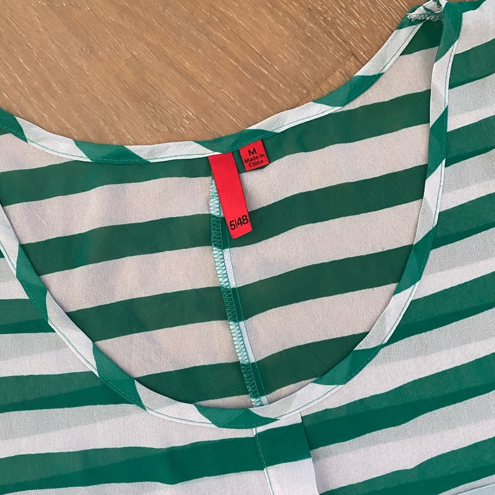 Stripped summer top